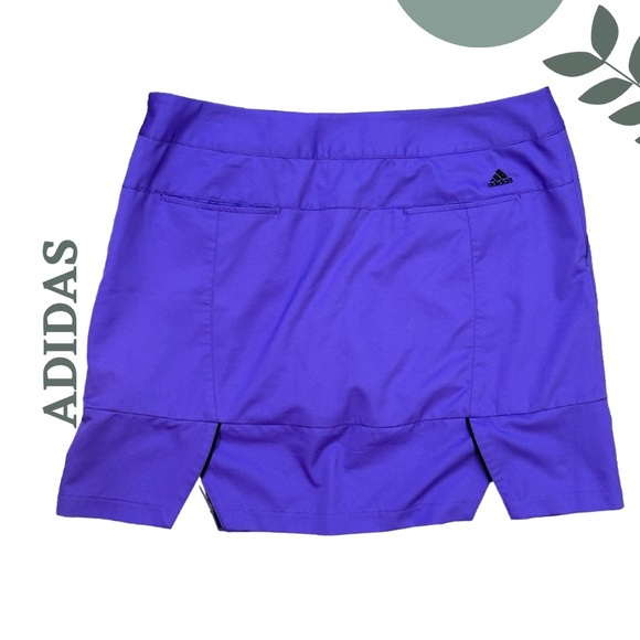 🛍️3/$40 Adidas ClimaCool Performance Skort | Purple Stretch Activewear | Size 12 - Picture 3 of 7